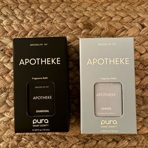 Apotheke Fragrance Refill Set - Charcoal and Canvas